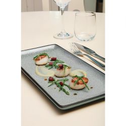 Olympia Mineral Rectangular Plates 335mm (4 pack)
