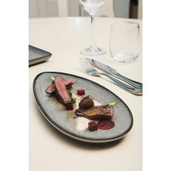 Olympia Mineral Leaf Plates 305mm (6 pack)
