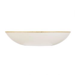 Churchill Stonecast Round Coupe Bowls Mustard Seed Yellow 248mm (Pack of 12)