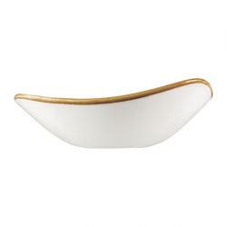 Churchill Stonecast Triangle Bowls Mustard Seed Yellow 229mm (Pack of 12)