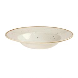 Churchill Stonecast Round Wide Rim Bowls Barley White 280mm (Pack of 12)