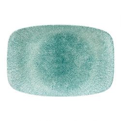 Churchill Raku Oblong Chef Plates Jade Green 199 x 300mm (6 Pack)