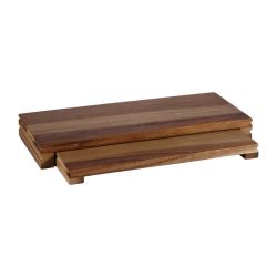 Churchill Alchemy Buffet Wooden Rectangular Presentation Boards 396mm (Pack of 4)