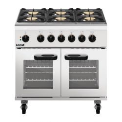 Lincat Phoenix Gas Dual Fuel Oven Range 6 Burners PHDR01