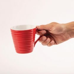 Olympia Cafe Aroma Mug Red - 340ml 11.5fl oz (Box 6) (Pack of 6)