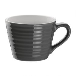 Olympia Cafe Aroma Mug Charcoal - 230ml 8fl oz (Box 6) (Pack of 6)