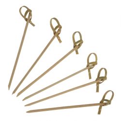 Fiesta Compostable Bamboo Looped Skewers 90mm (100 pack)