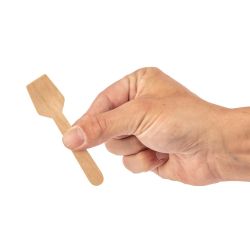 Fiesta Compostable Wooden Ice Cream Spoons (100 Pack)