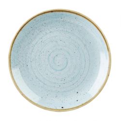 Churchill Stonecast Round Coupe Plate Duck Egg Blue 260mm (12 Pack)