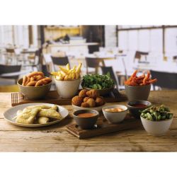 Churchill Stonecast Round Coupe Plate Barley White 200mm (12 Pack)