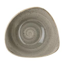 Churchill Stonecast Round Bowl Peppercorn Grey 235mm (Pack of 12)