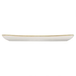 Churchill Stonecast Rectangular Plate Peppercorn Grey 350 x 185mm (Pack of 6)