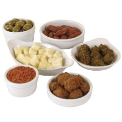 Olympia Whiteware Mediterranean Ramekins White 77mm (6 Pack)