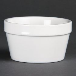 Olympia Whiteware Mediterranean Ramekins White 95mm (6 Pack)
