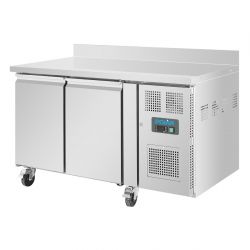Polar U-Series Double Door Counter Freezer with Upstand 282Ltr
