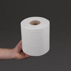 Jantex Centrefeed White Rolls 2-Ply 120m (6 pack)