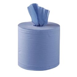 Jantex Centrefeed Blue Rolls 2-Ply 120m (6 pack)