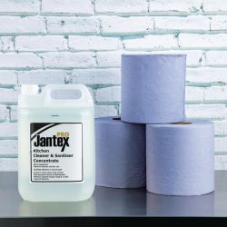Jantex Centrefeed Blue Rolls 2-Ply 120m (6 pack)