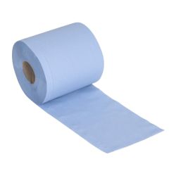 Jantex Centrefeed Blue Rolls 2-Ply 120m (6 pack)