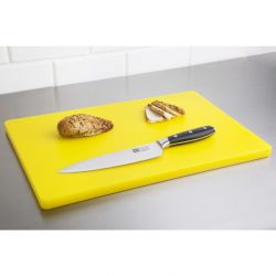 Hygiplas Extra Thick Low Density Yellow Chopping Board