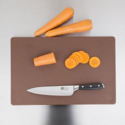 Hygiplas Extra Thick Low Density Brown Chopping Board