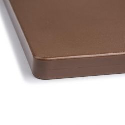 Hygiplas Extra Thick Low Density Brown Chopping Board
