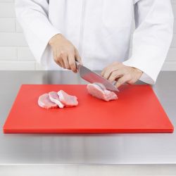 Hygiplas Extra Thick Low Density Red Chopping Board
