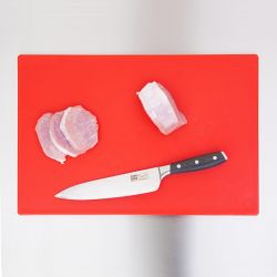 Hygiplas Extra Thick Low Density Red Chopping Board