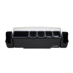 San Jamar Dome Condiment Dispenser 5 Tray