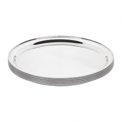 Olympia Stainless Steel Round Service Tray