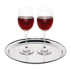 Olympia Stainless Steel Round Service Tray