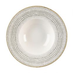 Churchill Studio Prints Homespun Stone Grey Wide Rim Bowl 280mm (12 Pack)