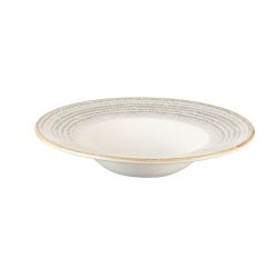 Churchill Studio Prints Homespun Stone Grey Wide Rim Bowl 280mm (12 Pack)