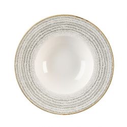 Churchill Studio Prints Homespun Stone Grey Wide Rim Bowl 240mm (12 Pack)