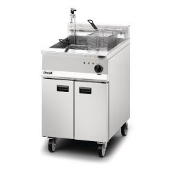 Lincat Opus 800 Single Tank Twin Basket Free Standing Electric Filtration Fryer OE8108/OP
