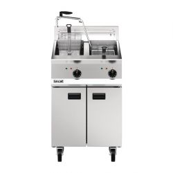 Lincat Opus 800 Twin Tank Twin Basket Free Standing Electric Filtration Fryer OE8113/OP