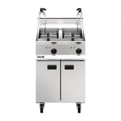 Lincat Opus 800 Twin Tank Twin Basket Free Standing Electric Filtration Fryer OE8113/OP2