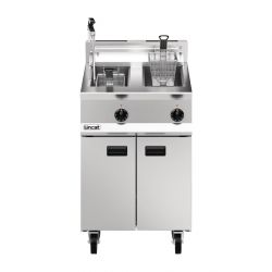 Lincat Opus 800 Twin Tank Twin Basket Free Standing Gas Filtration Fryer OG8111/OP