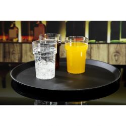 Cambro Camtread Fibreglass Round Non-Slip Tray Black