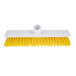 Jantex Hygiene Broom Soft Bristle Yellow 12