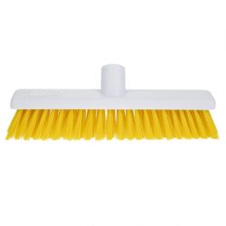 Jantex Hygiene Broom Soft Bristle Yellow 12