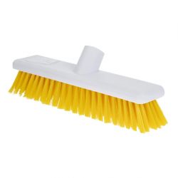 Jantex Hygiene Broom Soft Bristle Yellow 12