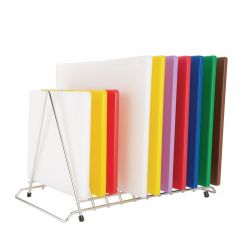 Hygiplas Heavy Duty Chopping Board Rack 10 Slots