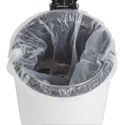 Bolero Pedal Bin White 5Ltr