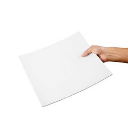 Olympia Kristallon Curved Square Melamine Plate White 300mm