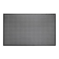 Jantex Rubber Anti Fatigue Anti Slip Floor Safety Mat Black 1500 x 900mm
