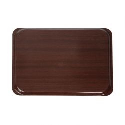 Cambro Capri Laminate Canteen Tray Mahogany