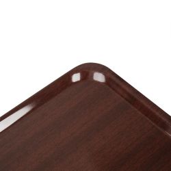 Cambro Capri Laminate Canteen Tray Mahogany