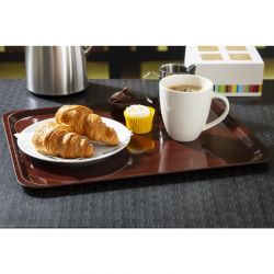 Cambro Capri Laminate Canteen Tray Mahogany