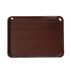 Cambro Capri Laminate Canteen Tray Mahogany